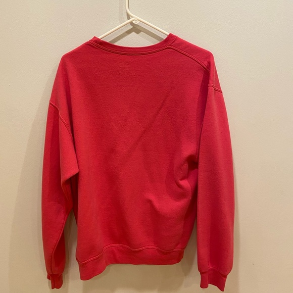 Plain fuchsia pink crewneck - Picture 3 of 4